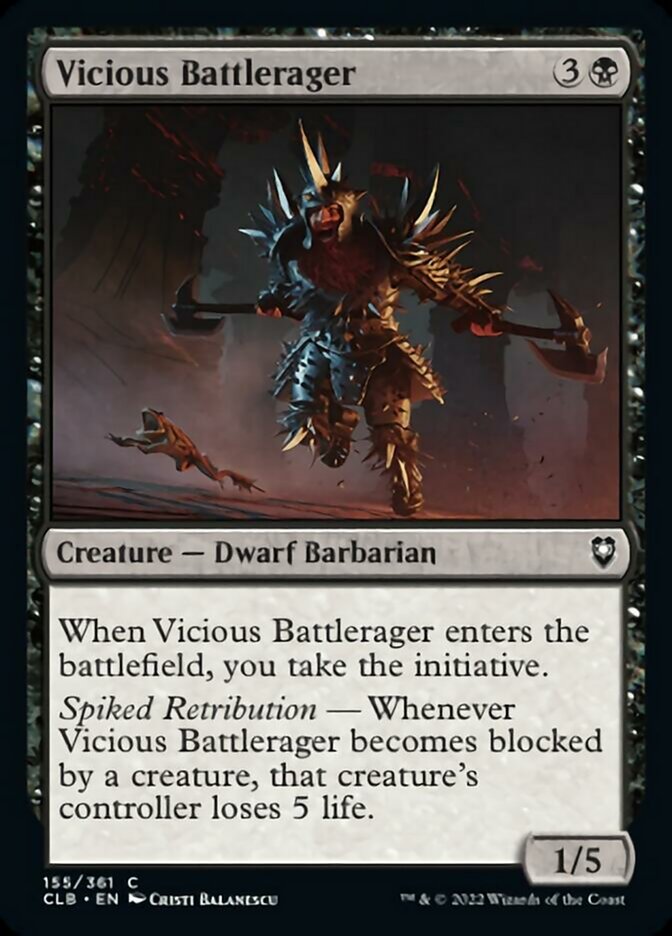 Vicious Battlerager [Commander Legends: Battle for Baldur's Gate] | Gamer Loot