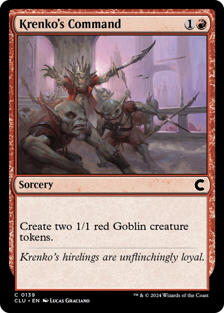 Krenko's Command [Ravnica: Clue Edition] | Gamer Loot