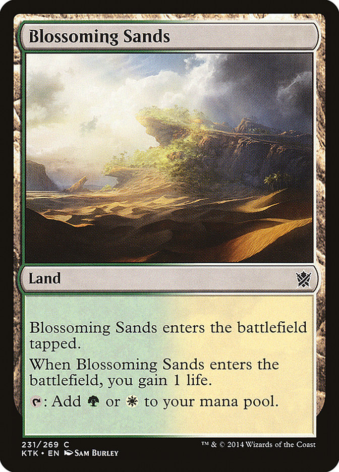 Blossoming Sands [Khans of Tarkir] | Gamer Loot