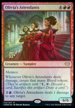 Olivia's Attendants [Innistrad: Crimson Vow Prerelease Promos] | Gamer Loot