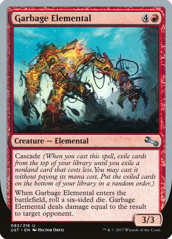 Garbage Elemental (3/3 Creature) [Unstable] | Gamer Loot