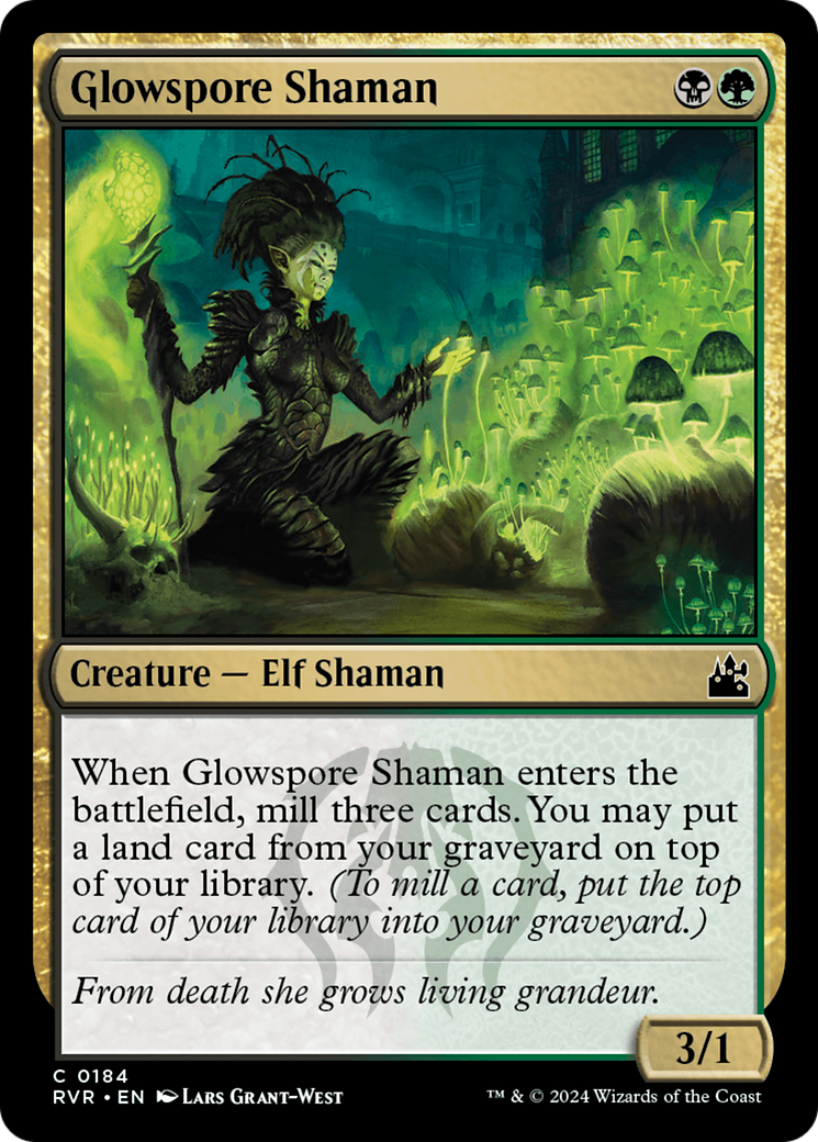 Glowspore Shaman [Ravnica Remastered] | Gamer Loot