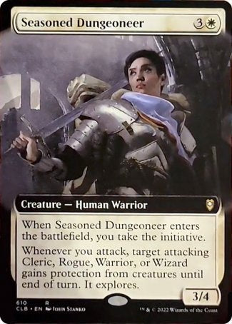 Seasoned Dungeoneer (Extended Art) [Commander Legends: Battle for Baldur's Gate] | Gamer Loot