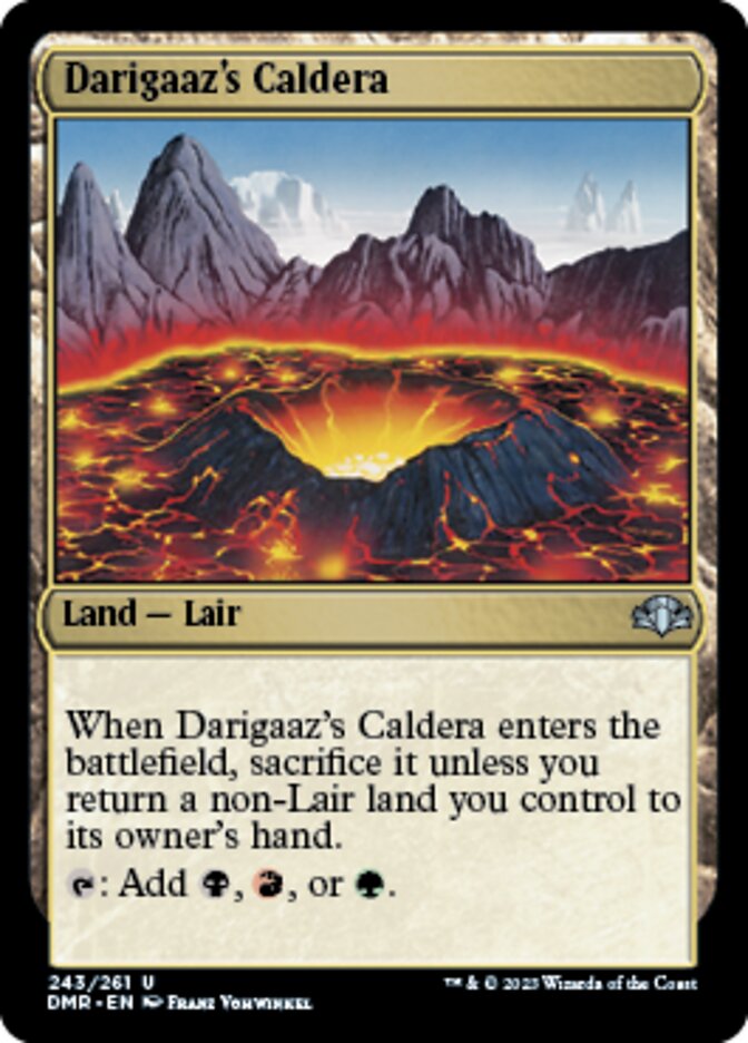 Darigaaz's Caldera [Dominaria Remastered] | Gamer Loot