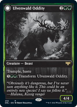 Ulvenwald Oddity // Ulvenwald Behemoth [Innistrad: Double Feature] | Gamer Loot