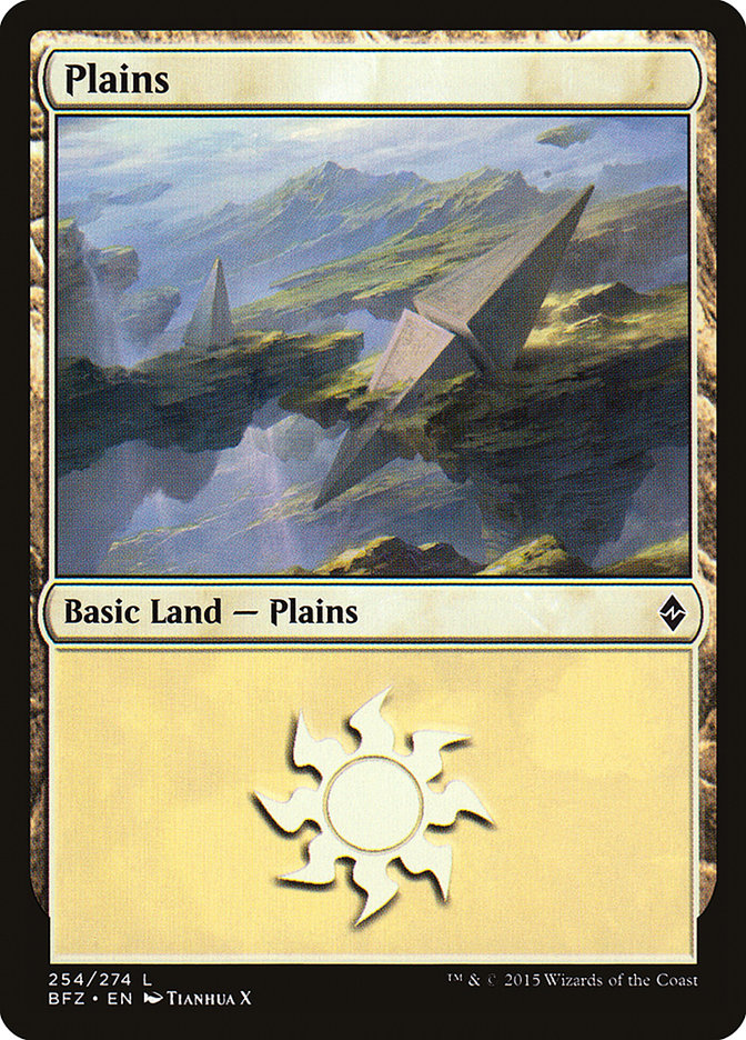 Plains (254a) [Battle for Zendikar] | Gamer Loot