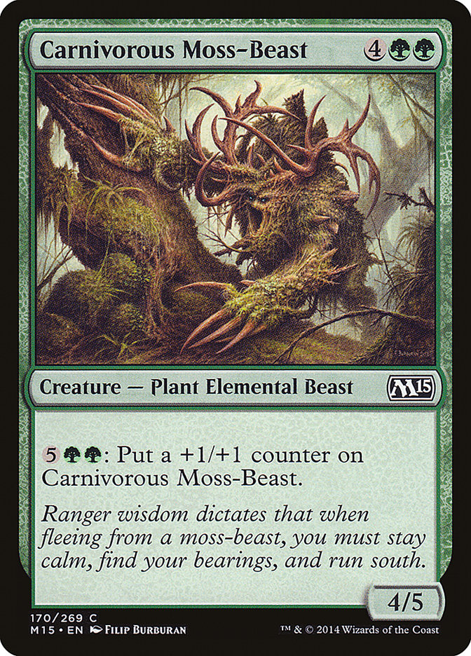 Carnivorous Moss-Beast [Magic 2015] | Gamer Loot