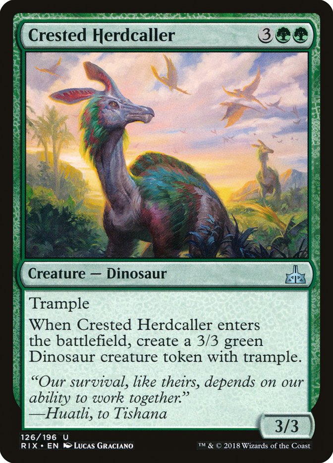 Crested Herdcaller [Rivals of Ixalan] | Gamer Loot