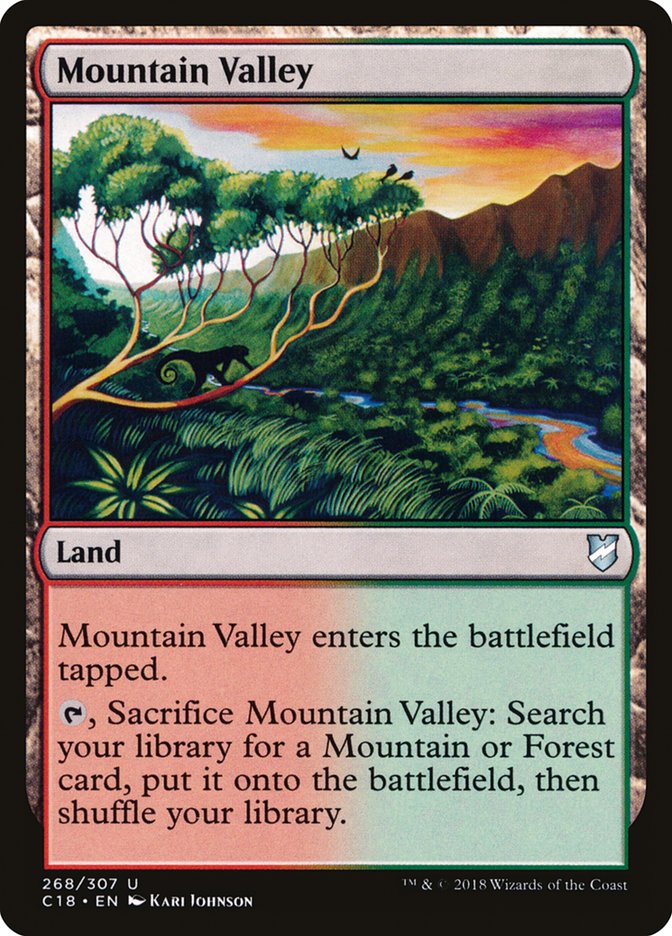 Mountain Valley [Commander 2018] | Gamer Loot