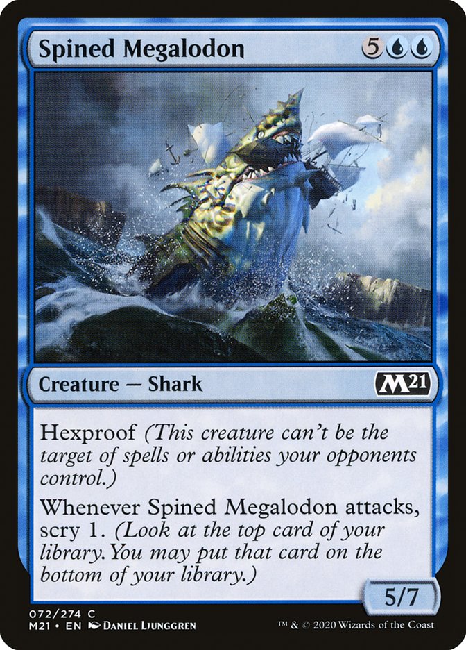 Spined Megalodon [Core Set 2021] | Gamer Loot