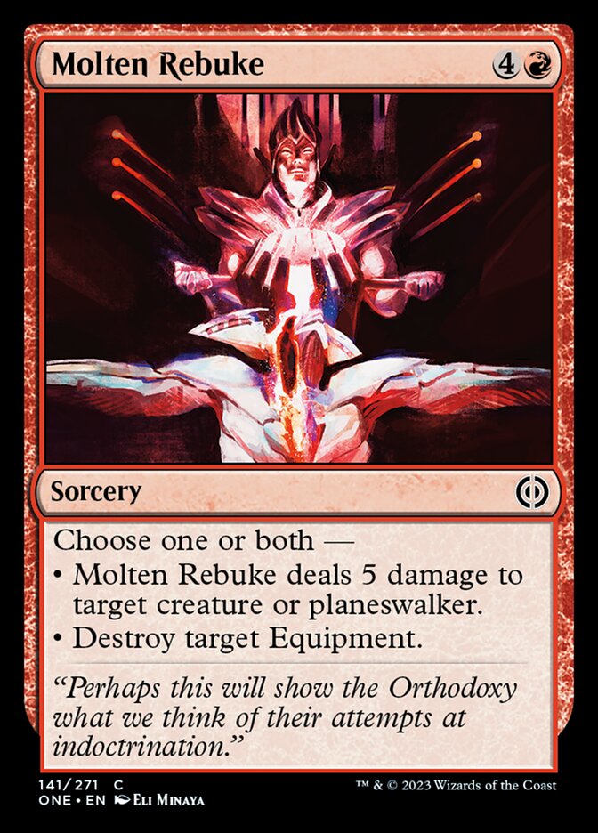 Molten Rebuke [Phyrexia: All Will Be One] | Gamer Loot