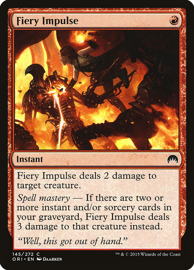 Fiery Impulse [Magic Origins] | Gamer Loot