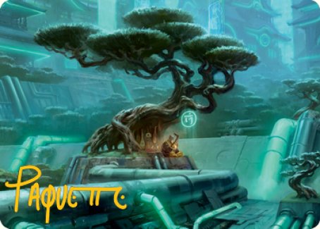 Forest Art Card (Gold-Stamped Signature) [Kamigawa: Neon Dynasty Art Series] | Gamer Loot