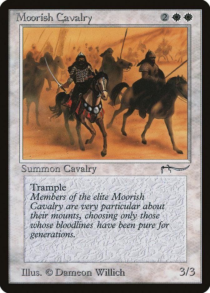 Moorish Cavalry (Dark Mana Cost) [Arabian Nights] | Gamer Loot