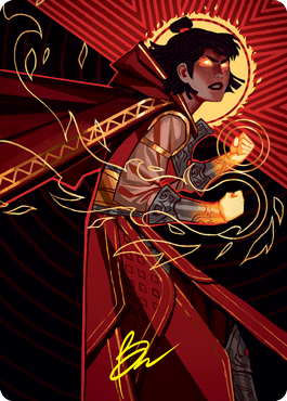 Infuriate Art Card (Gold-Stamped Signature) [Strixhaven: School of Mages Art Series] | Gamer Loot