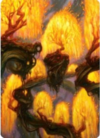 Grove of the Burnwillows Art Card [Zendikar Rising Art Series] | Gamer Loot