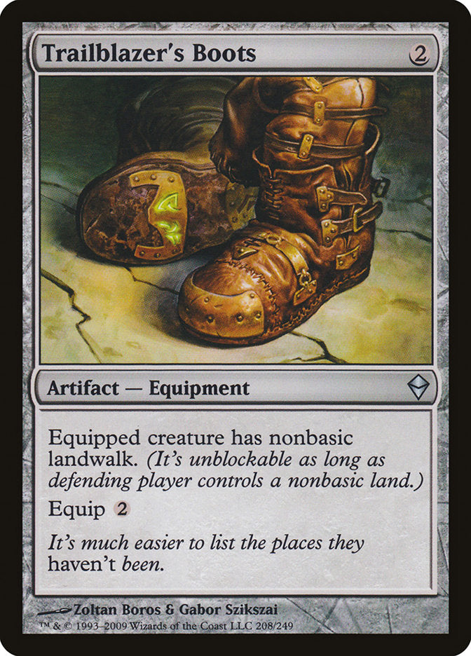 Trailblazer's Boots [Zendikar] | Gamer Loot