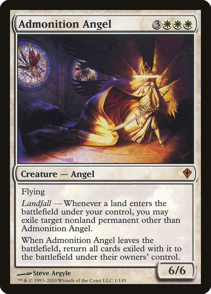 Admonition Angel [Worldwake] | Gamer Loot