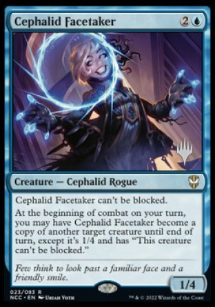 Cephalid Facetaker (Promo Pack) [Streets of New Capenna Commander Promos] | Gamer Loot