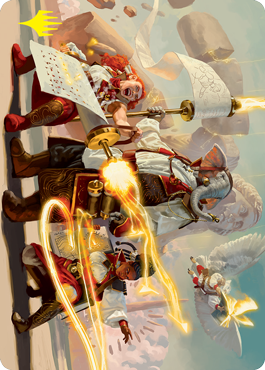 Lorehold Command Art Card (Gold-Stamped Signature) [Strixhaven: School of Mages Art Series] | Gamer Loot