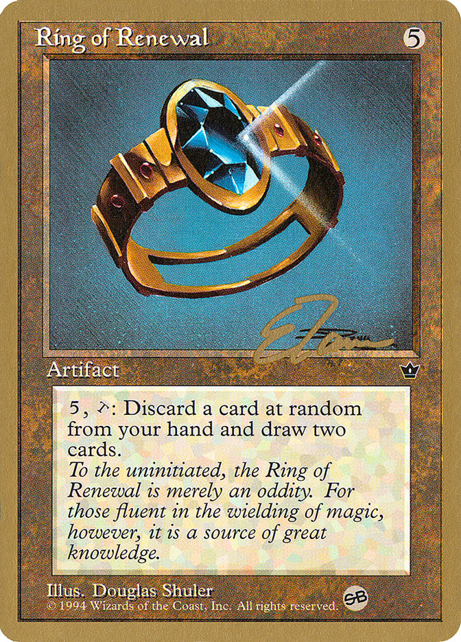 Ring of Renewal (Eric Tam) (SB) [Pro Tour Collector Set] | Gamer Loot