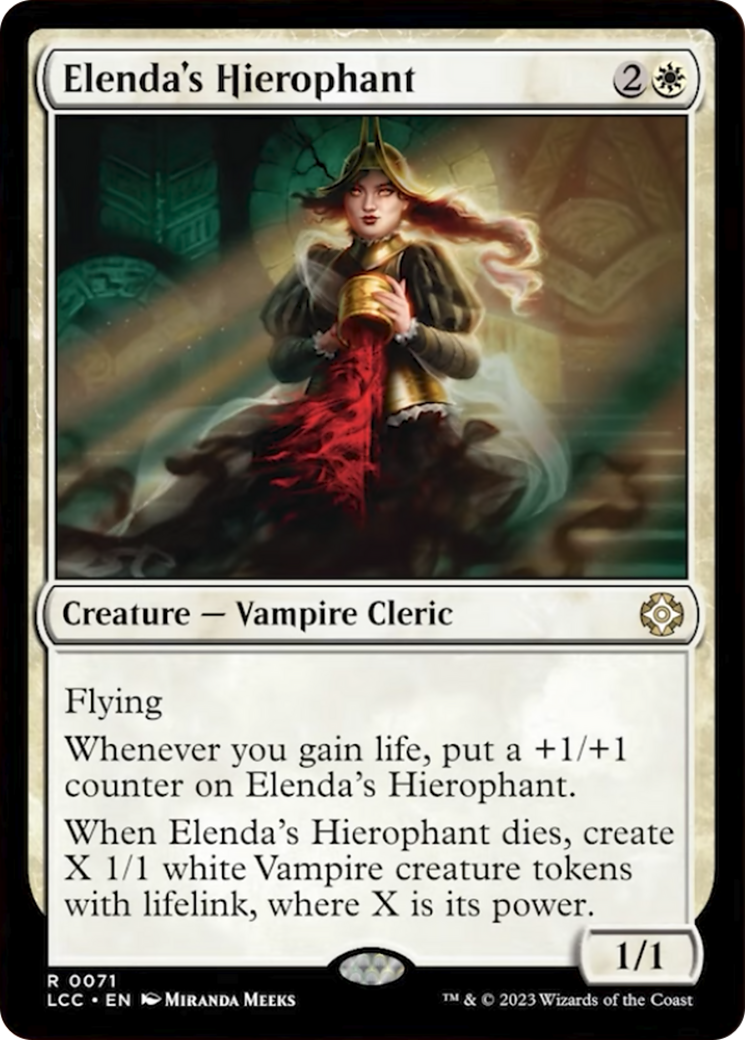 Elenda's Hierophant [The Lost Caverns of Ixalan Commander] | Gamer Loot