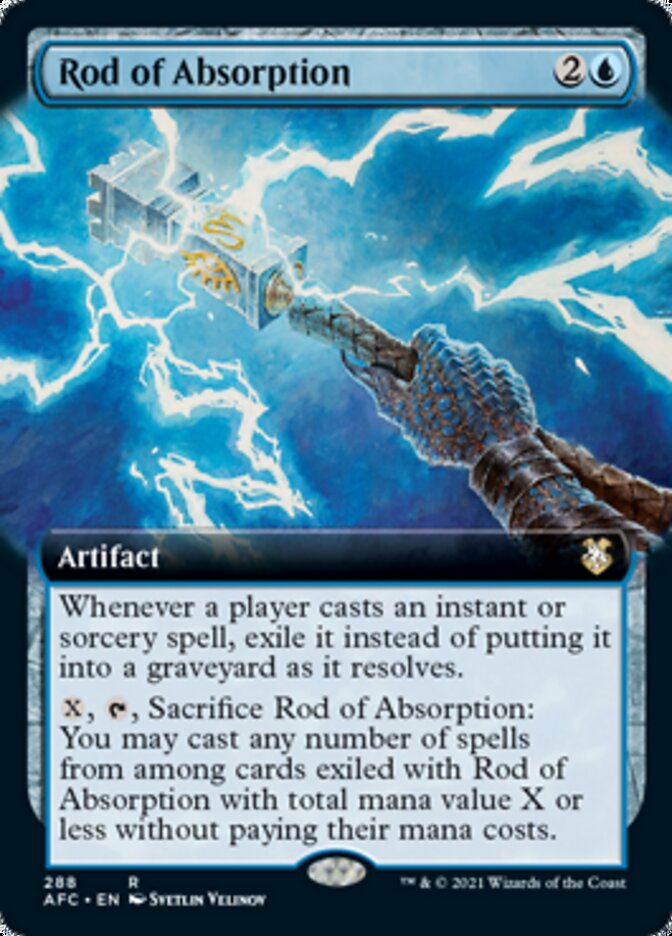 Rod of Absorption (Extended) [Dungeons & Dragons: Adventures in the Forgotten Realms Commander] | Gamer Loot