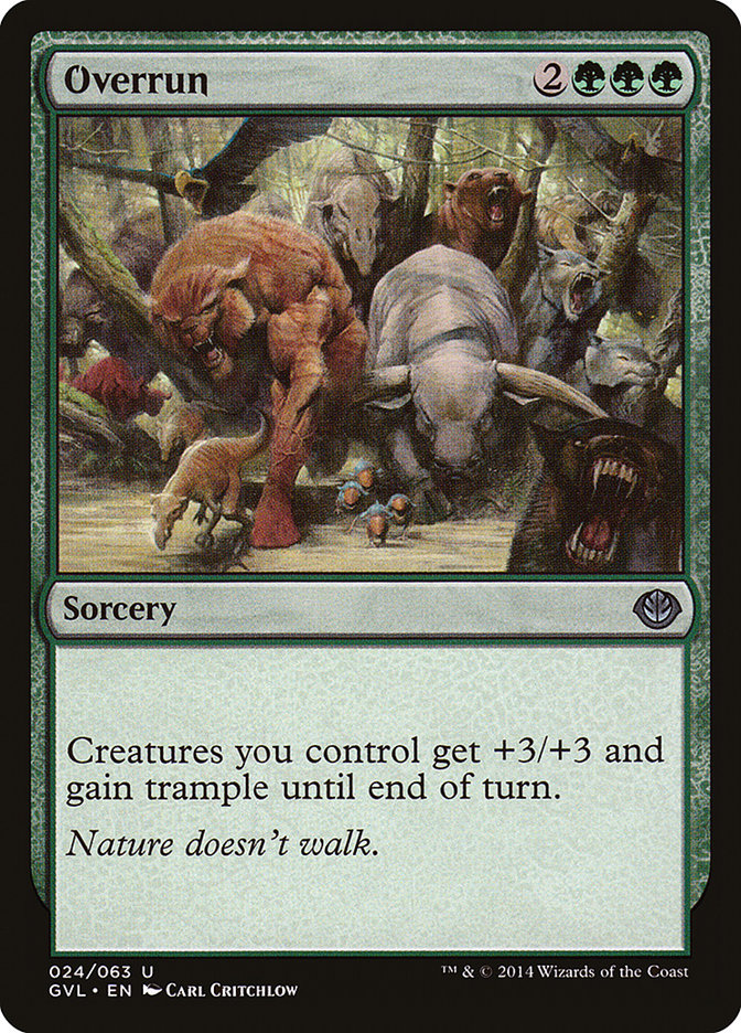 Overrun (Garruk vs. Liliana) [Duel Decks Anthology] | Gamer Loot