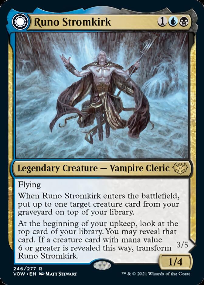 Runo Stromkirk // Krothuss, Lord of the Deep [Innistrad: Crimson Vow] | Gamer Loot