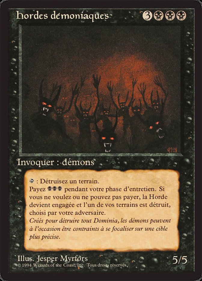 Demonic Hordes [Foreign Black Border] | Gamer Loot