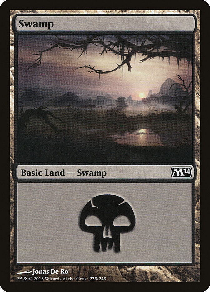 Swamp (239) [Magic 2014] | Gamer Loot