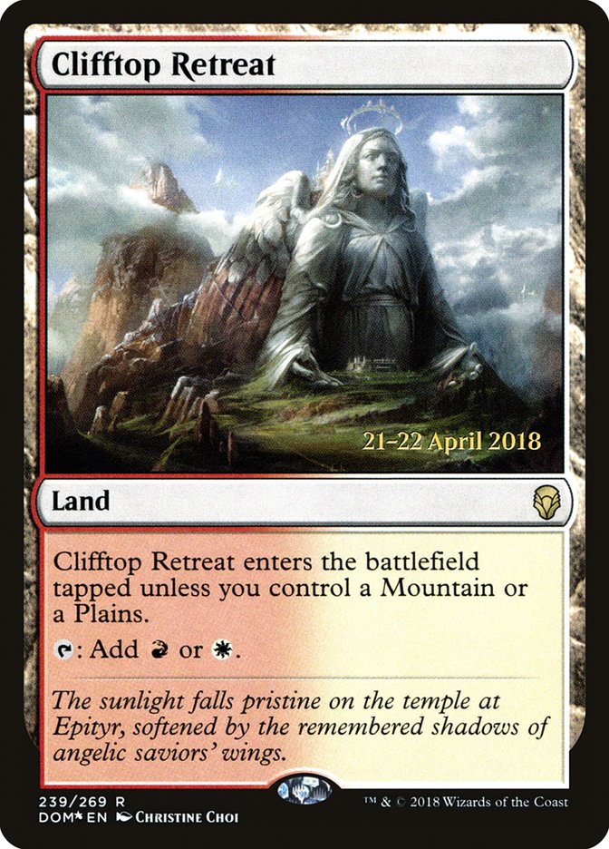 Clifftop Retreat  [Dominaria Prerelease Promos] | Gamer Loot