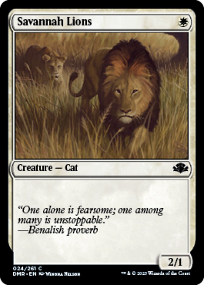 Savannah Lions [Dominaria Remastered] | Gamer Loot