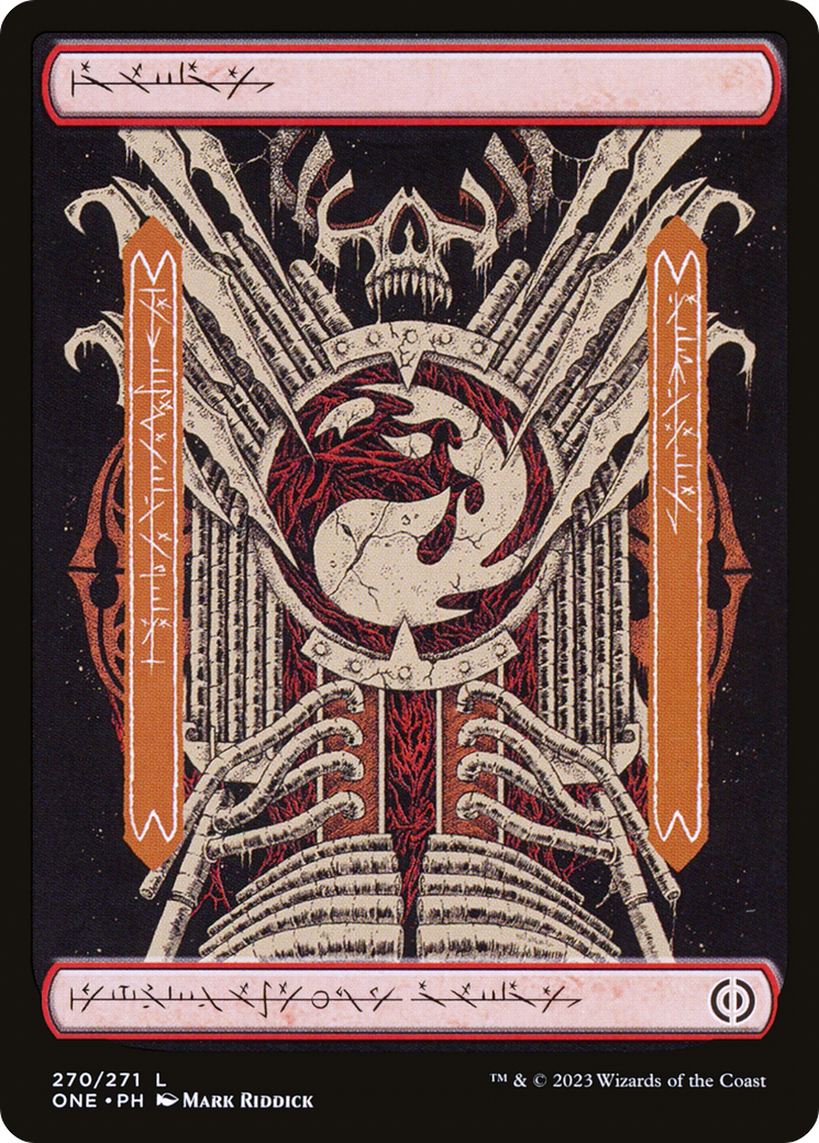 Mountain (270) (Phyrexian) [Phyrexia: All Will Be One] | Gamer Loot
