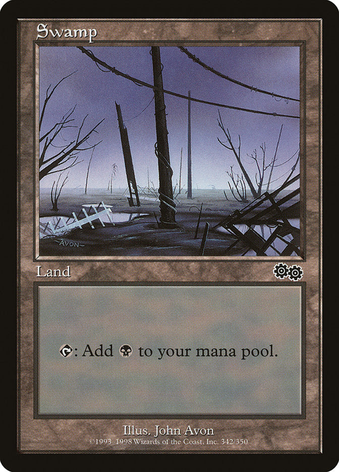 Swamp (342) [Urza's Saga] | Gamer Loot