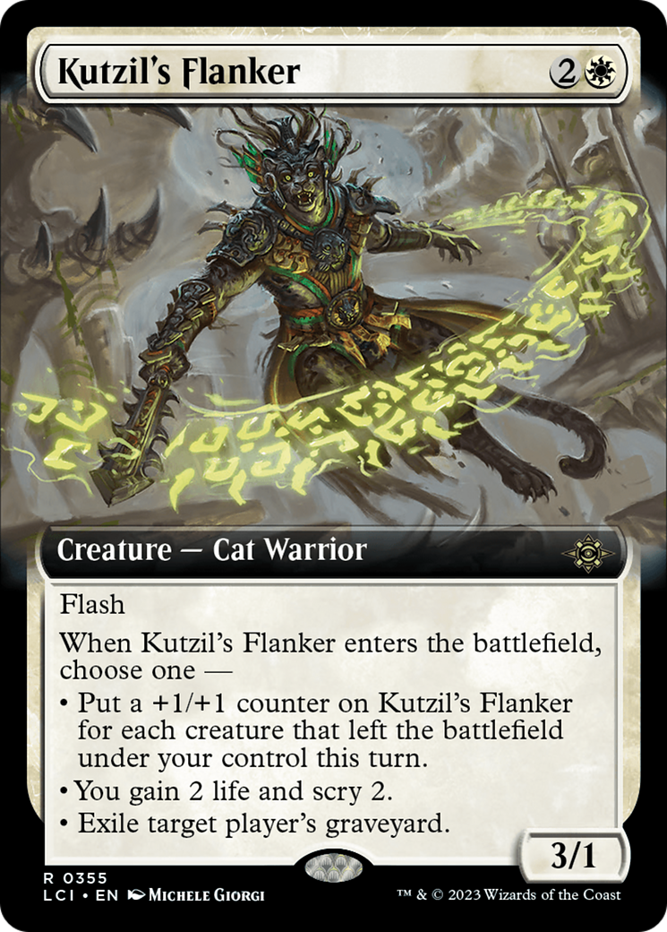 Kutzil's Flanker (Extended Art) [The Lost Caverns of Ixalan] | Gamer Loot
