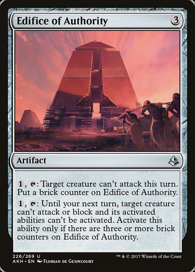 Edifice of Authority [Amonkhet] | Gamer Loot