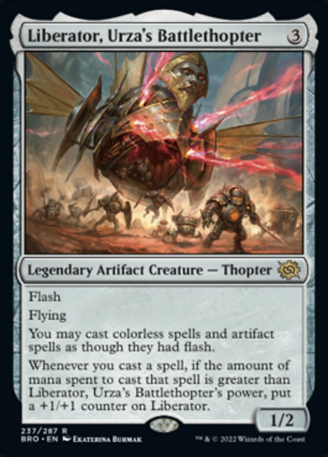 Liberator, Urza's Battlethopter [The Brothers' War] | Gamer Loot