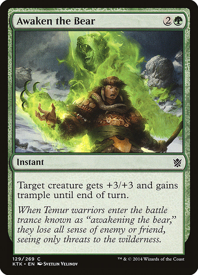 Awaken the Bear [Khans of Tarkir] | Gamer Loot