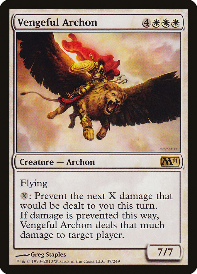 Vengeful Archon [Magic 2011] | Gamer Loot