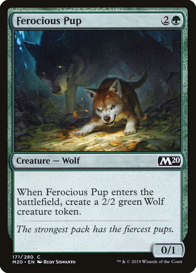 Ferocious Pup [Core Set 2020] | Gamer Loot