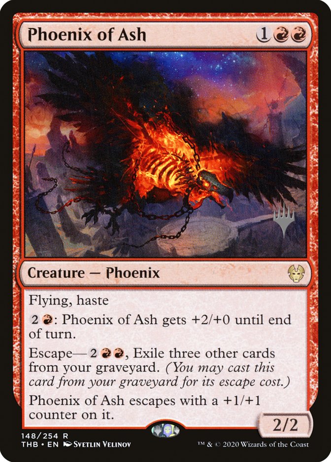 Phoenix of Ash (Promo Pack) [Theros Beyond Death Promos] | Gamer Loot