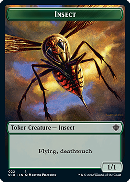 Insect // Cat Double-Sided Token [Starter Commander Decks] | Gamer Loot