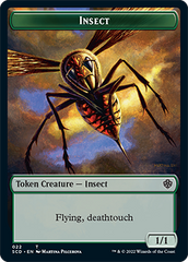 Insect // Soldier Double-Sided Token [Starter Commander Decks] | Gamer Loot