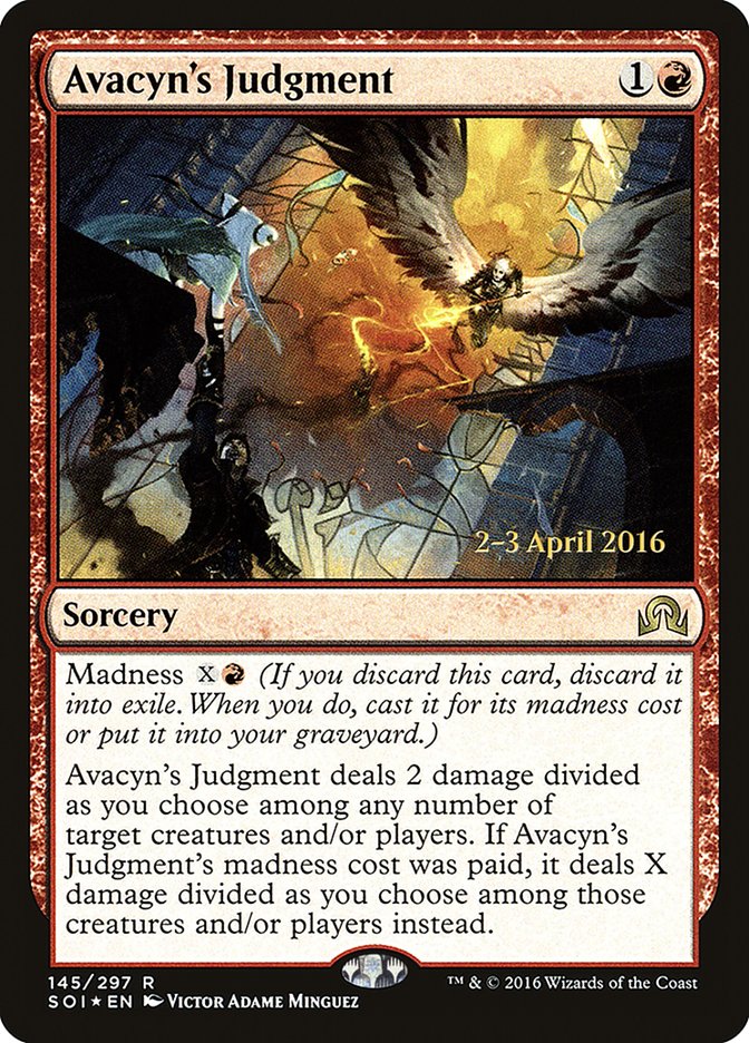 Avacyn's Judgment [Shadows over Innistrad Prerelease Promos] | Gamer Loot