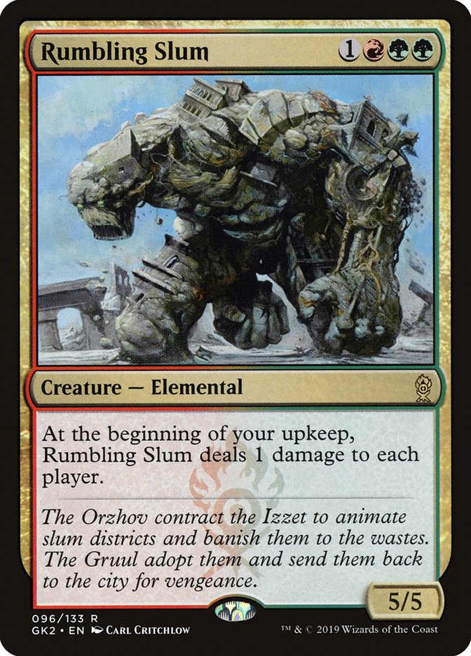 Rumbling Slum [Ravnica Allegiance Guild Kit] | Gamer Loot