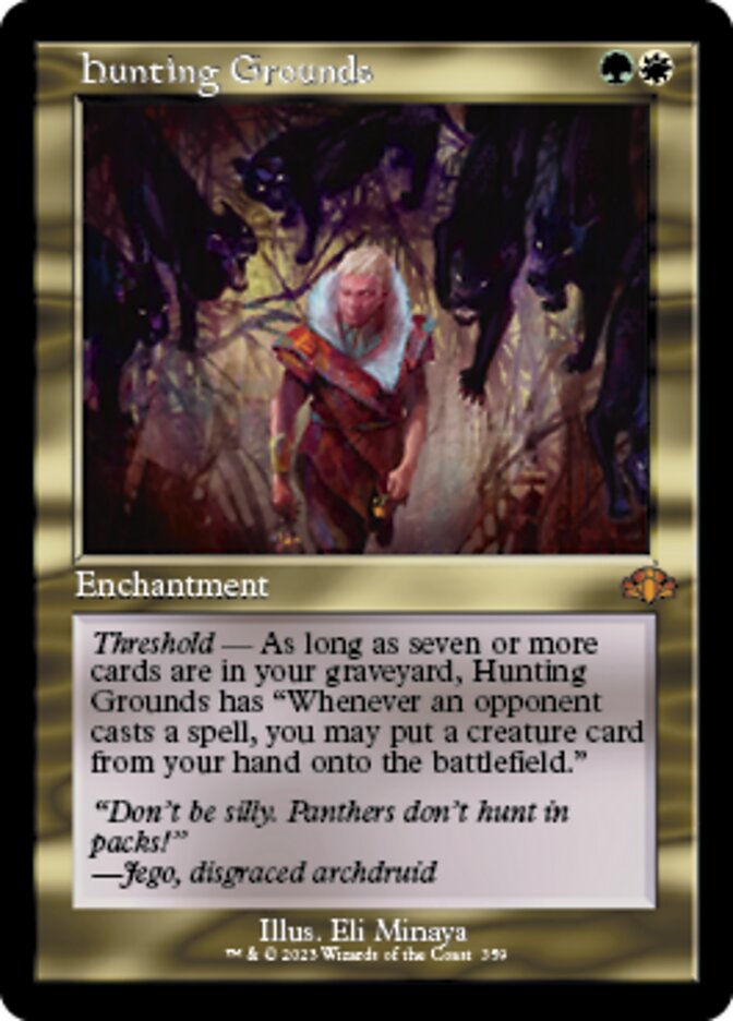 Hunting Grounds (Retro) [Dominaria Remastered] | Gamer Loot