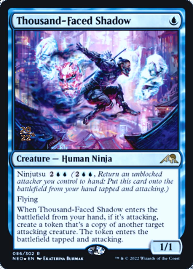 Thousand-Faced Shadow [Kamigawa: Neon Dynasty Prerelease Promos] | Gamer Loot