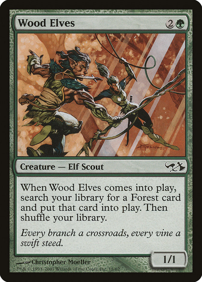 Wood Elves [Duel Decks: Elves vs. Goblins] | Gamer Loot