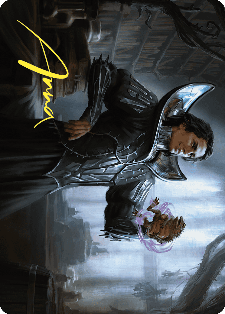 Spiteful Hexmage Art Card (Gold-Stamped Signature) [Wilds of Eldraine Art Series] | Gamer Loot